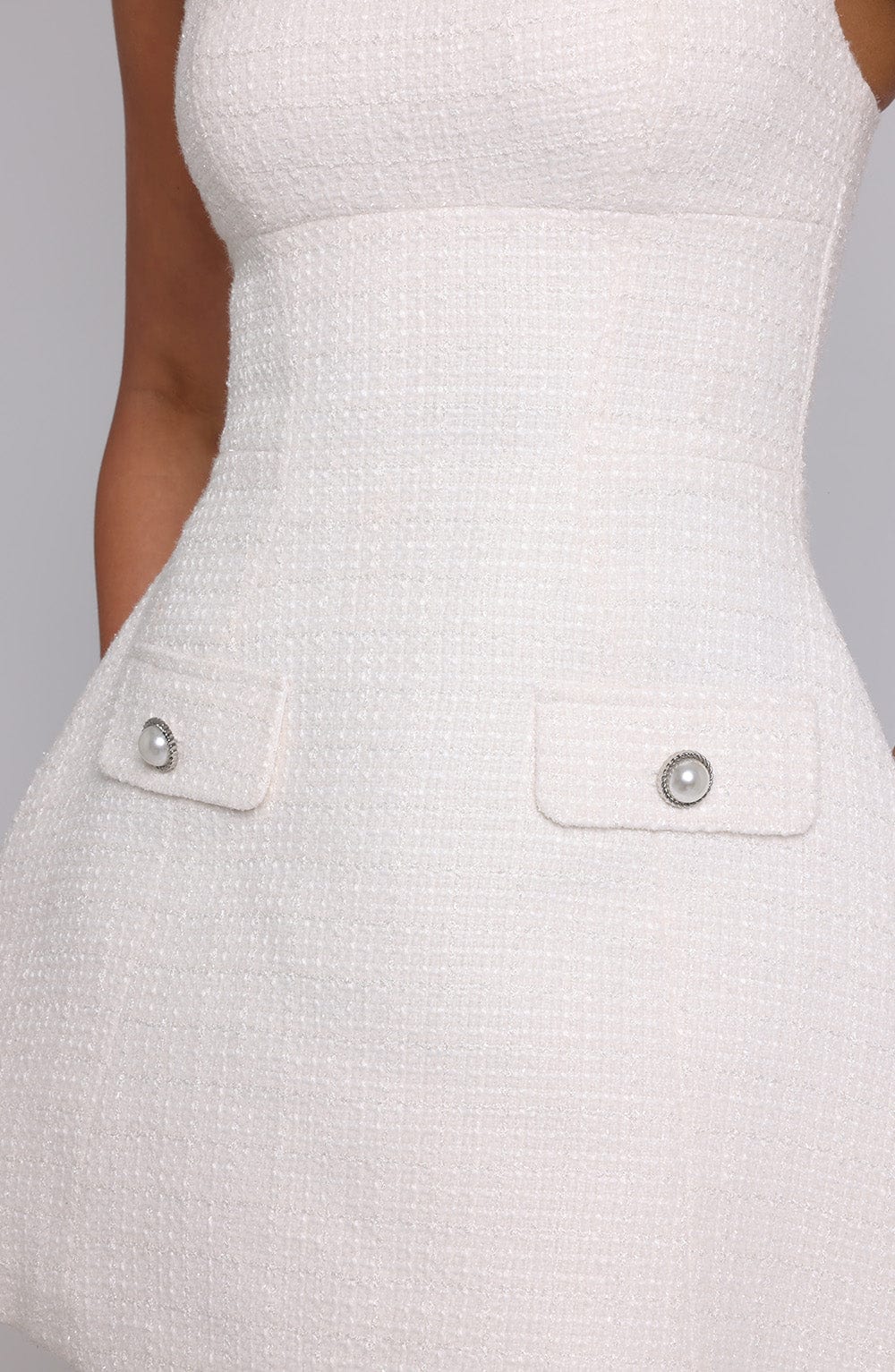 Bessie Mini Dress - Ivory - Napalia