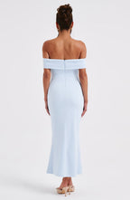 Bex Midi Dress - Blue - Napalia