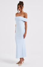 Bex Midi Dress - Blue - Napalia