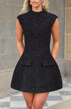 Blake Mini Dress - Black - Napalia