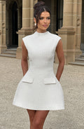 Blake Mini Dress - Ivory - Napalia