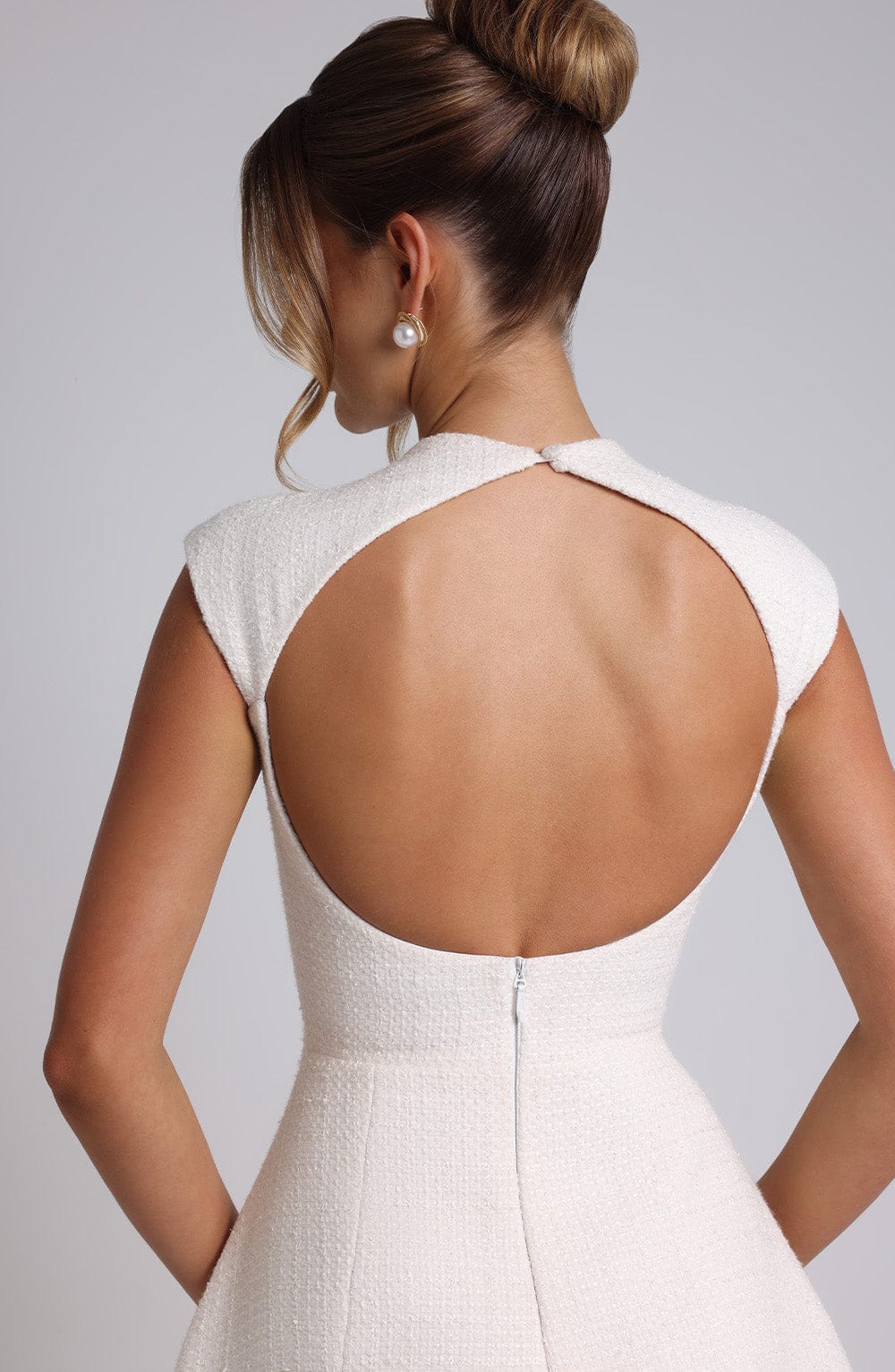 Blake Mini Dress - Ivory - Napalia