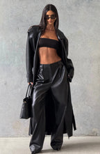 Bridget Trench Coat - Black - Napalia