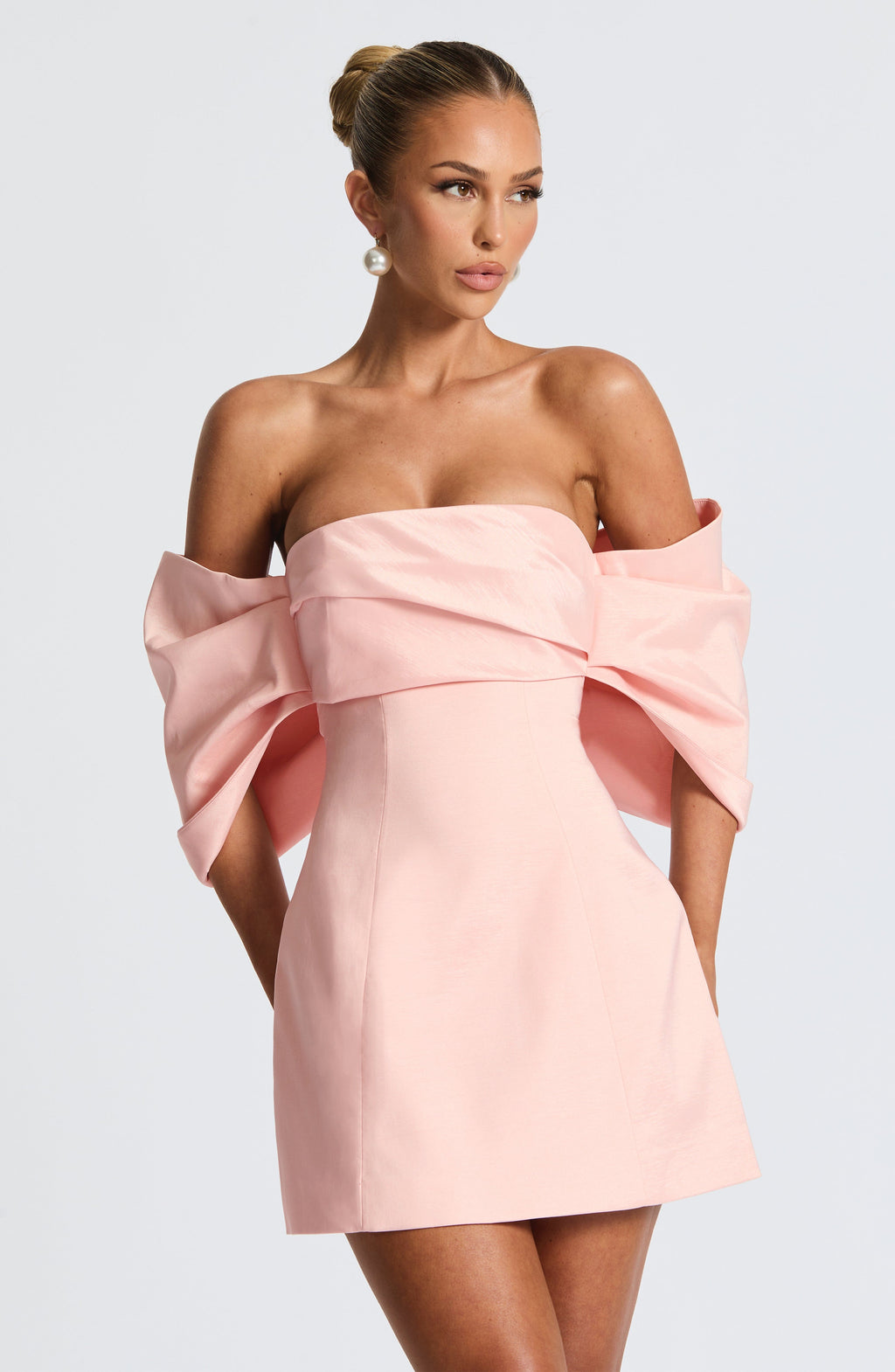 Briella Mini Dress - Blush - Napalia