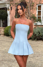 Bryony Mini Dress - Blue - Napalia