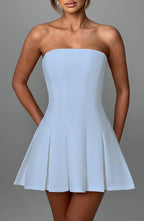 Bryony Mini Dress - Blue - Napalia