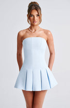 Bryony Mini Dress - Blue - Napalia