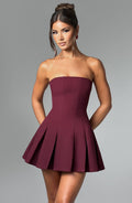 Bryony Mini Dress - Cherry Lacquer - Napalia