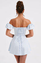 Caitlyn Mini Dress - Blue - Napalia