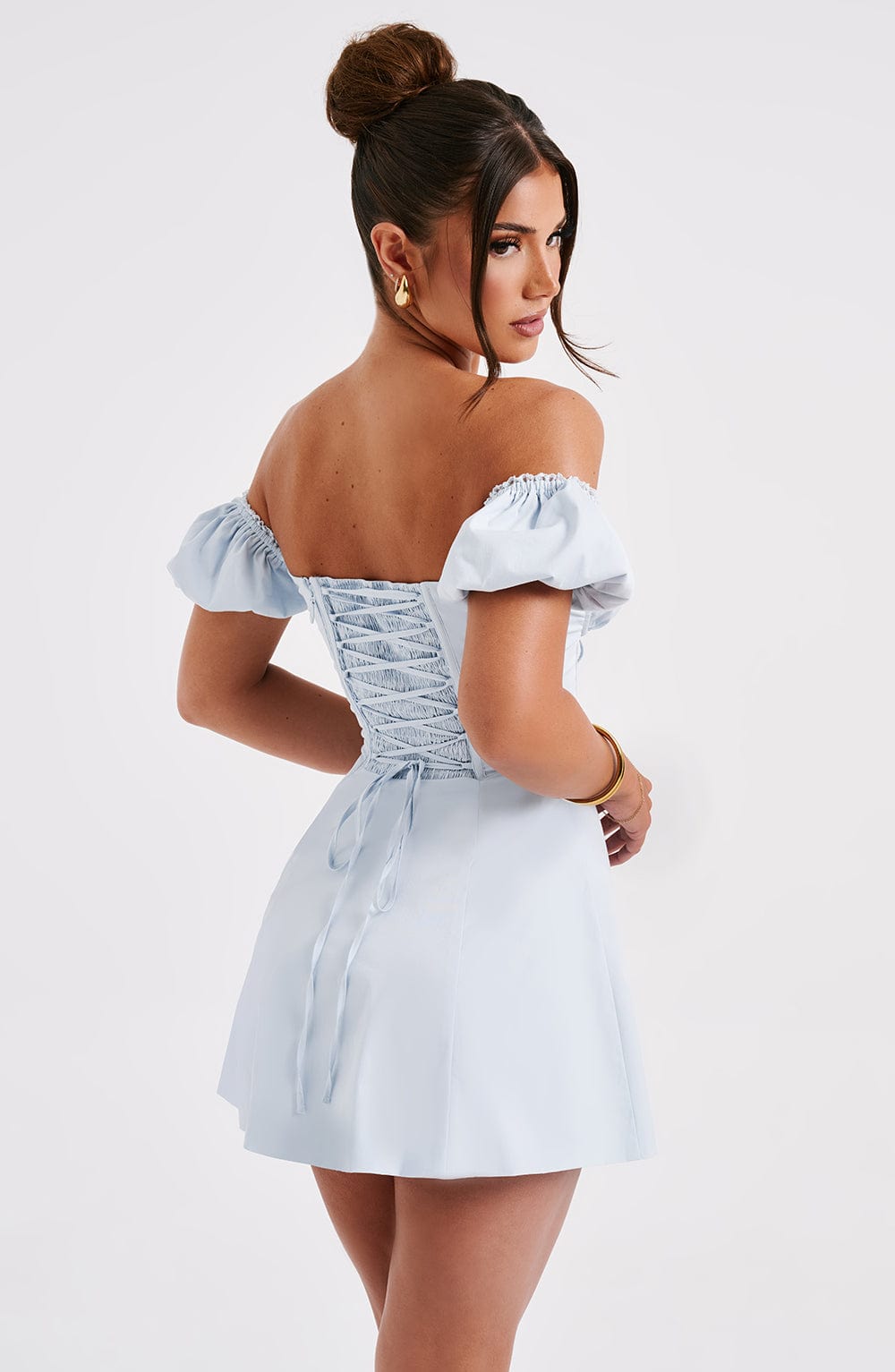 Caitlyn Mini Dress - Blue - Napalia