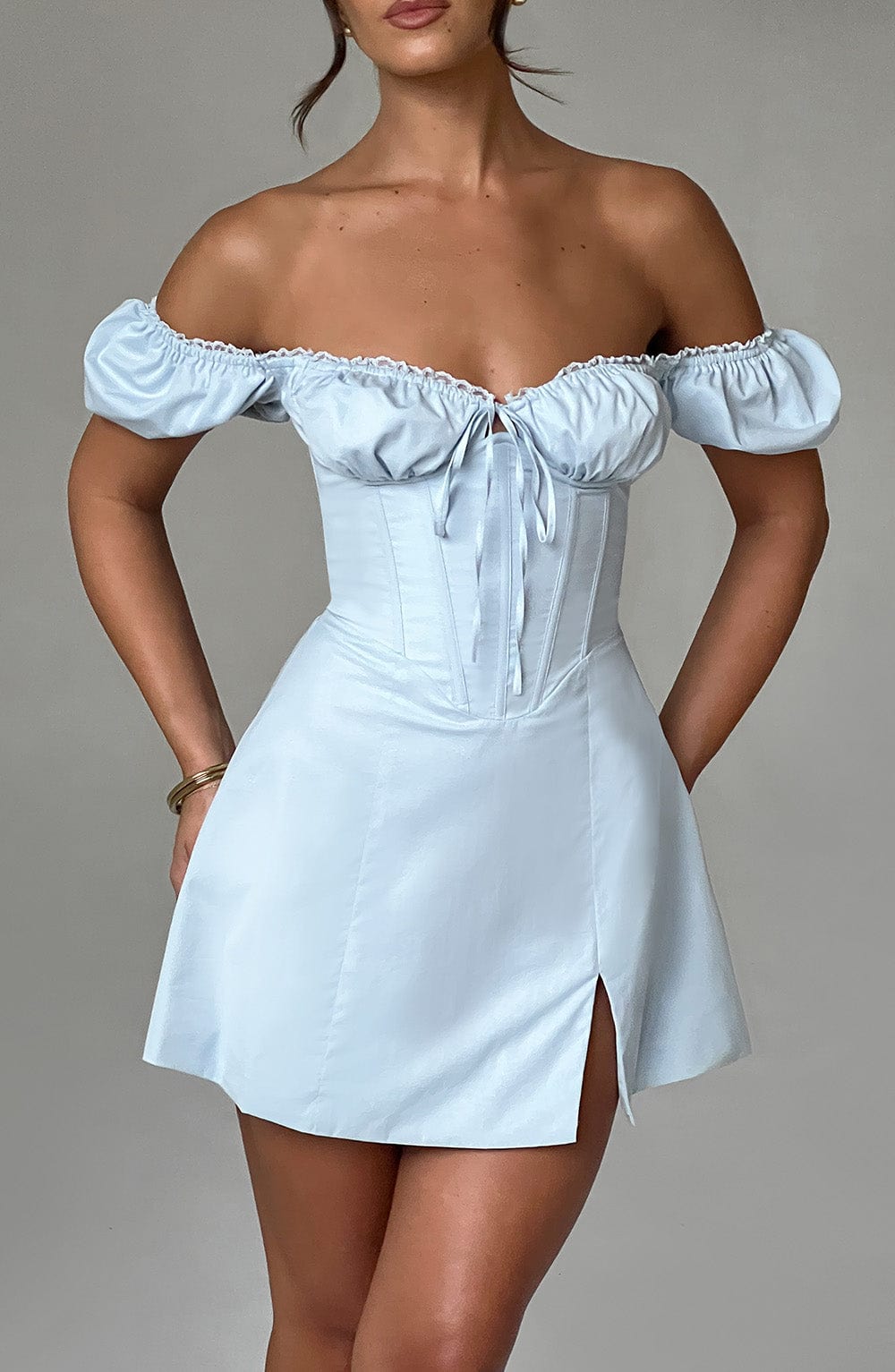 Caitlyn Mini Dress - Blue - Napalia