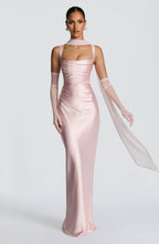 Calanthe Maxi Dress - Blush - Napalia