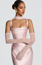 Calanthe Maxi Dress - Blush - Napalia