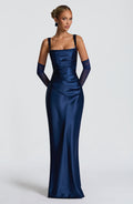 Calanthe Maxi Dress - Navy - Napalia