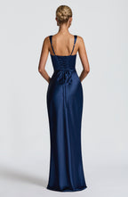 Calanthe Maxi Dress - Navy - Napalia