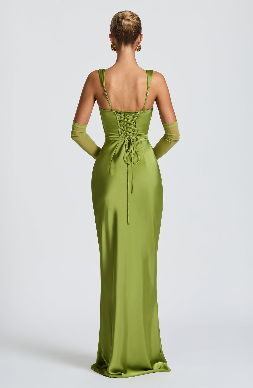 Calanthe Maxi Dress - Olive - Napalia