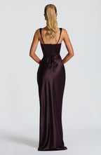 Calanthe Maxi Dress - Plum - Napalia