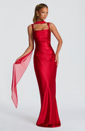 Calanthe Maxi Dress - Red - Napalia