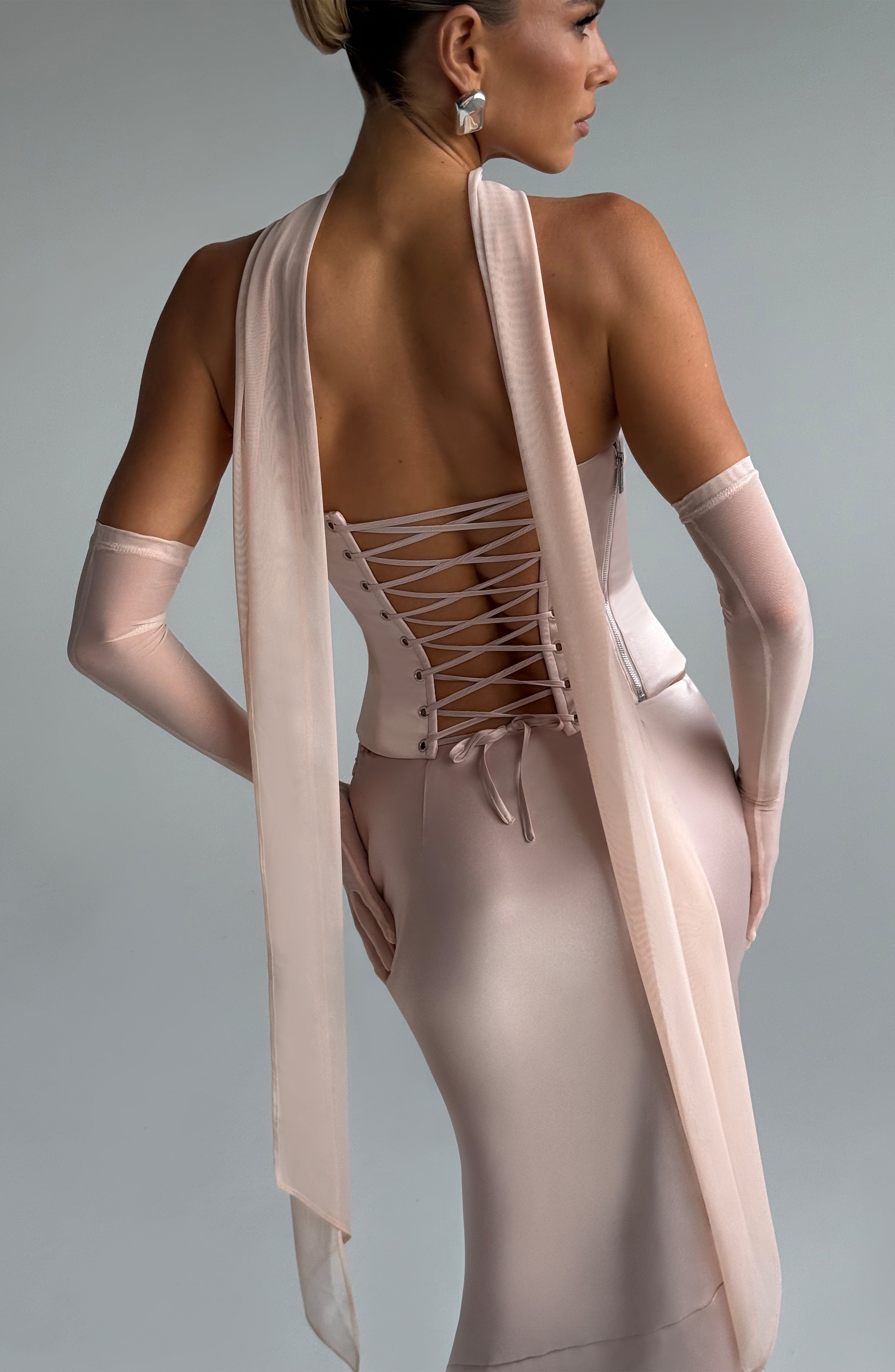 Callista Corset - Soft Peach - Napalia