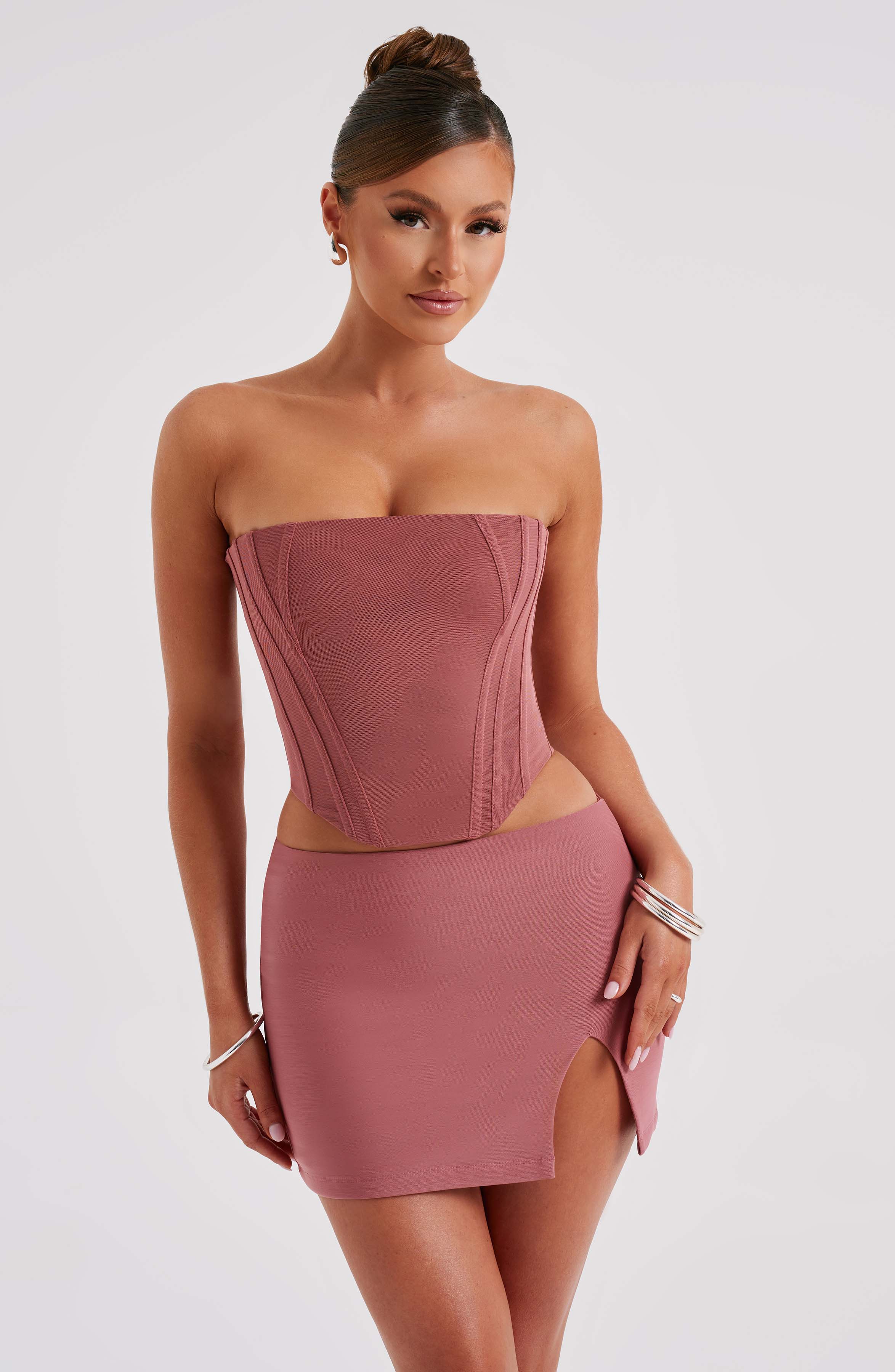 Cami Corset - Rose Pink - Napalia