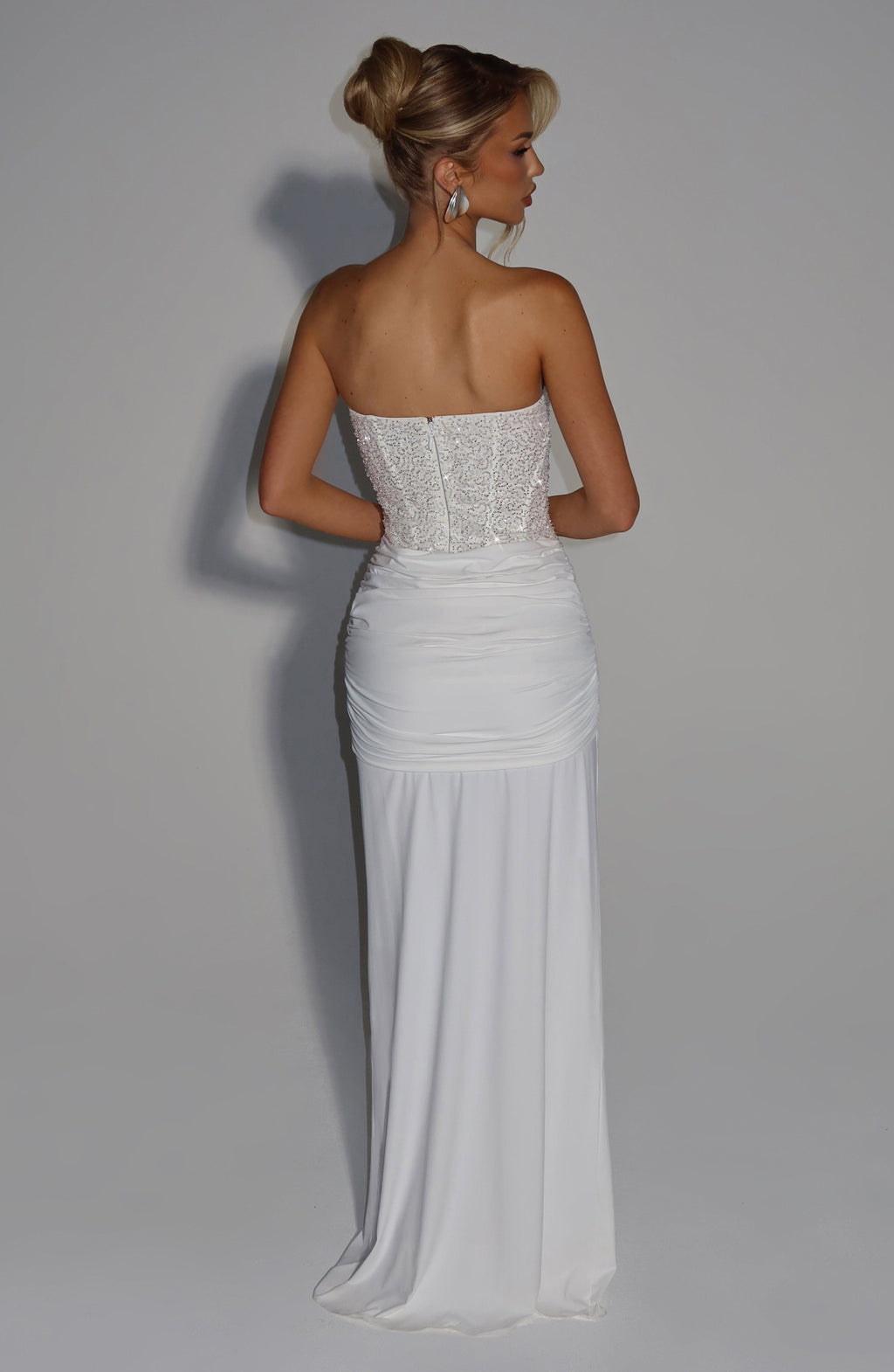 Carina Maxi Dress - Ivory - Napalia