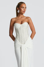Carina Maxi Dress - Ivory - Napalia