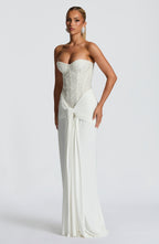 Carina Maxi Dress - Ivory - Napalia