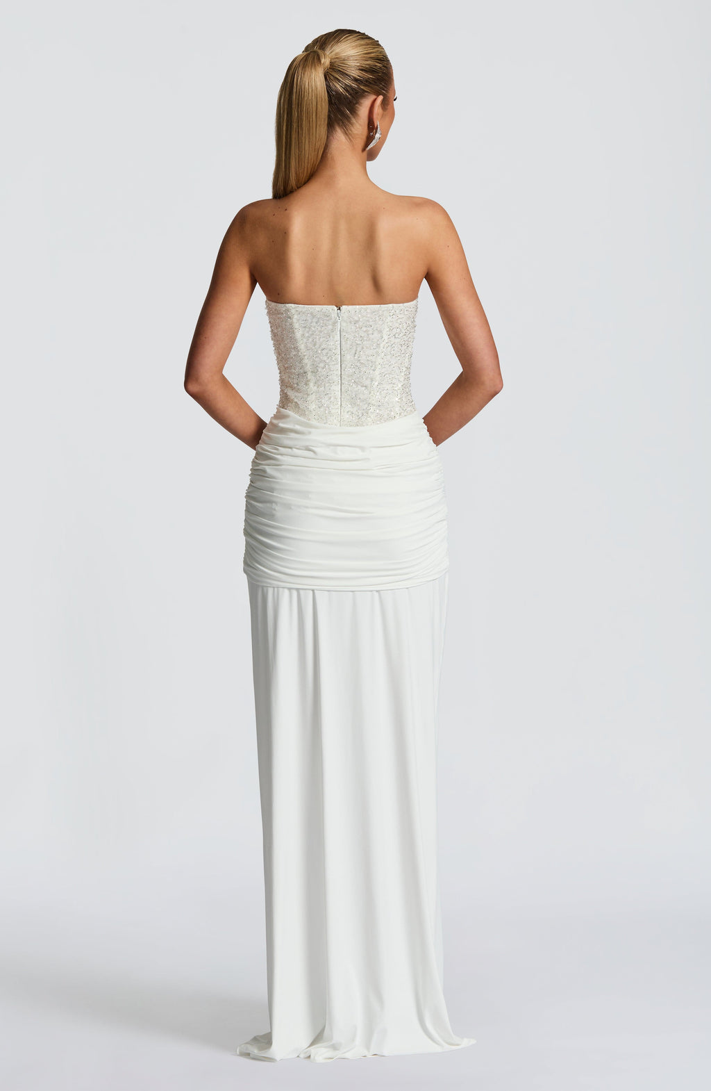 Carina Maxi Dress - Ivory - Napalia