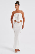 Carly Corset - White - Napalia