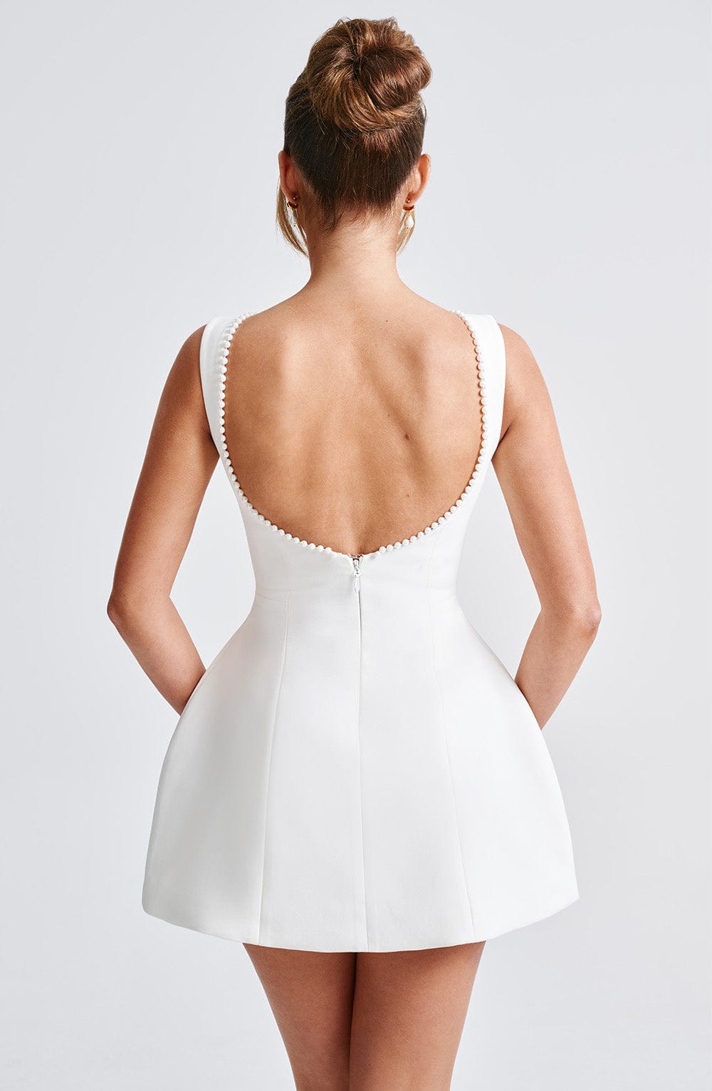 Carrie Mini Dress - Ivory - Napalia