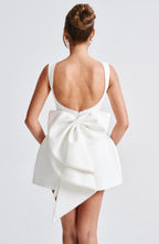 Carrie Mini Dress - Ivory - Napalia