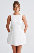 Carrie Mini Dress - Ivory - Napalia