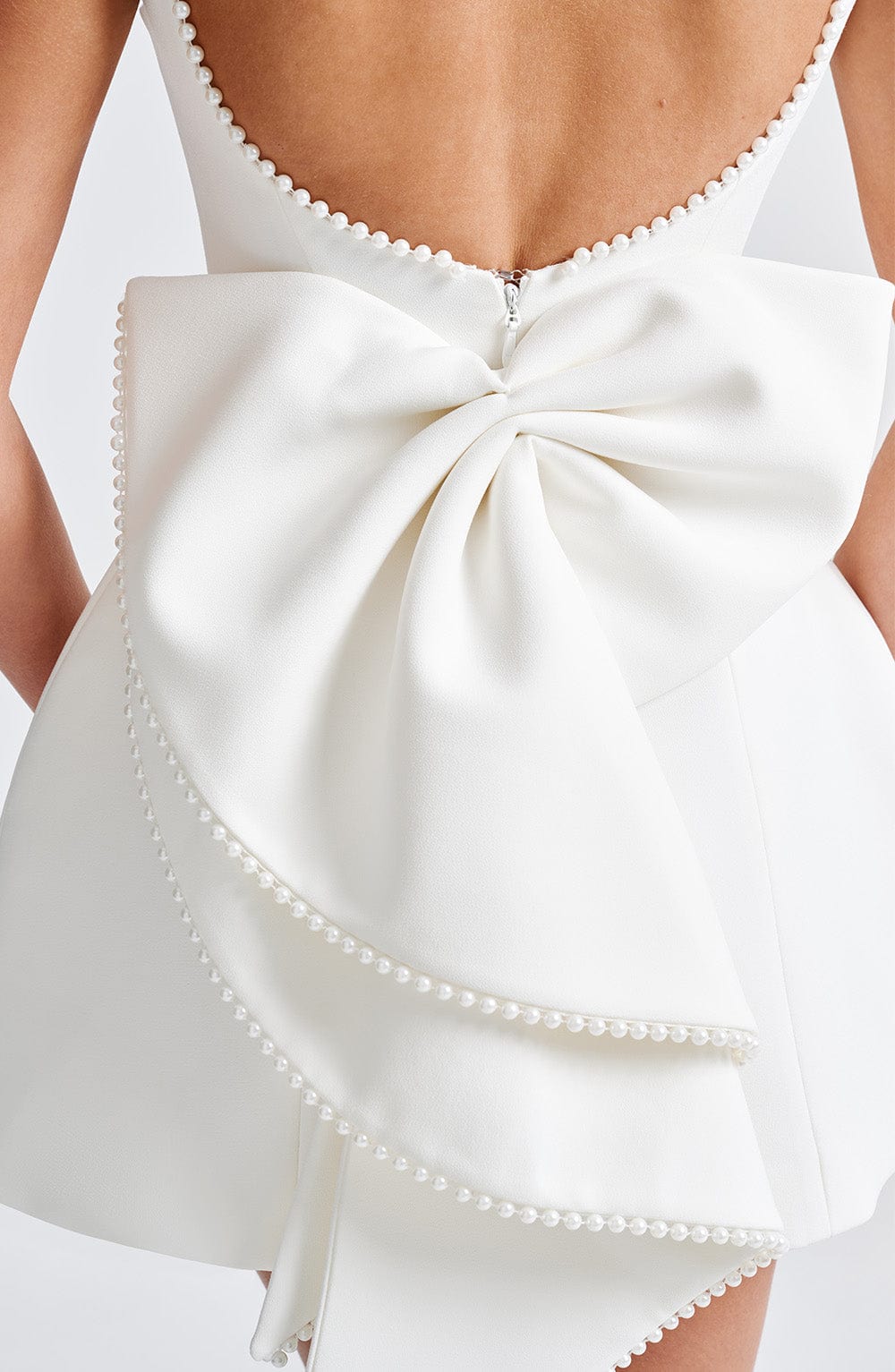 Carrie Mini Dress - Ivory - Napalia