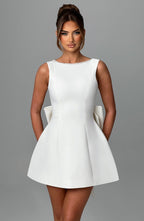 Carrie Mini Dress - Ivory - Napalia
