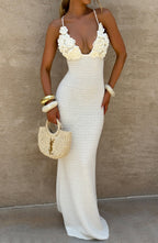 Celaena Maxi Dress - Ivory - Napalia