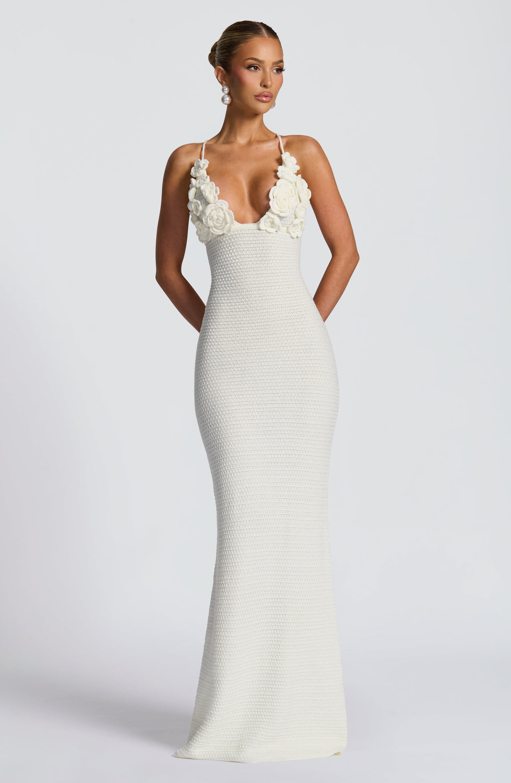 Celaena Maxi Dress - Ivory - Napalia