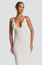 Celaena Maxi Dress - Ivory - Napalia