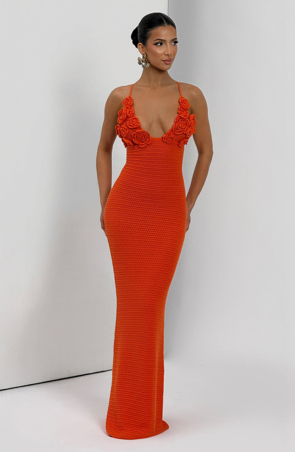 Celaena Maxi Dress - Orange - Napalia