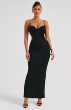 Celine Maxi Dress - Black - Napalia