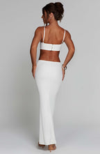 Celine Maxi Dress - White - Napalia