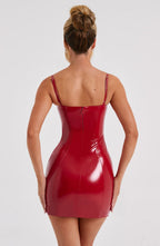 Charlie Mini Dress - Red - Napalia