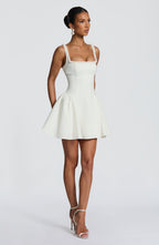 Christie Mini Dress - Ivory - Napalia