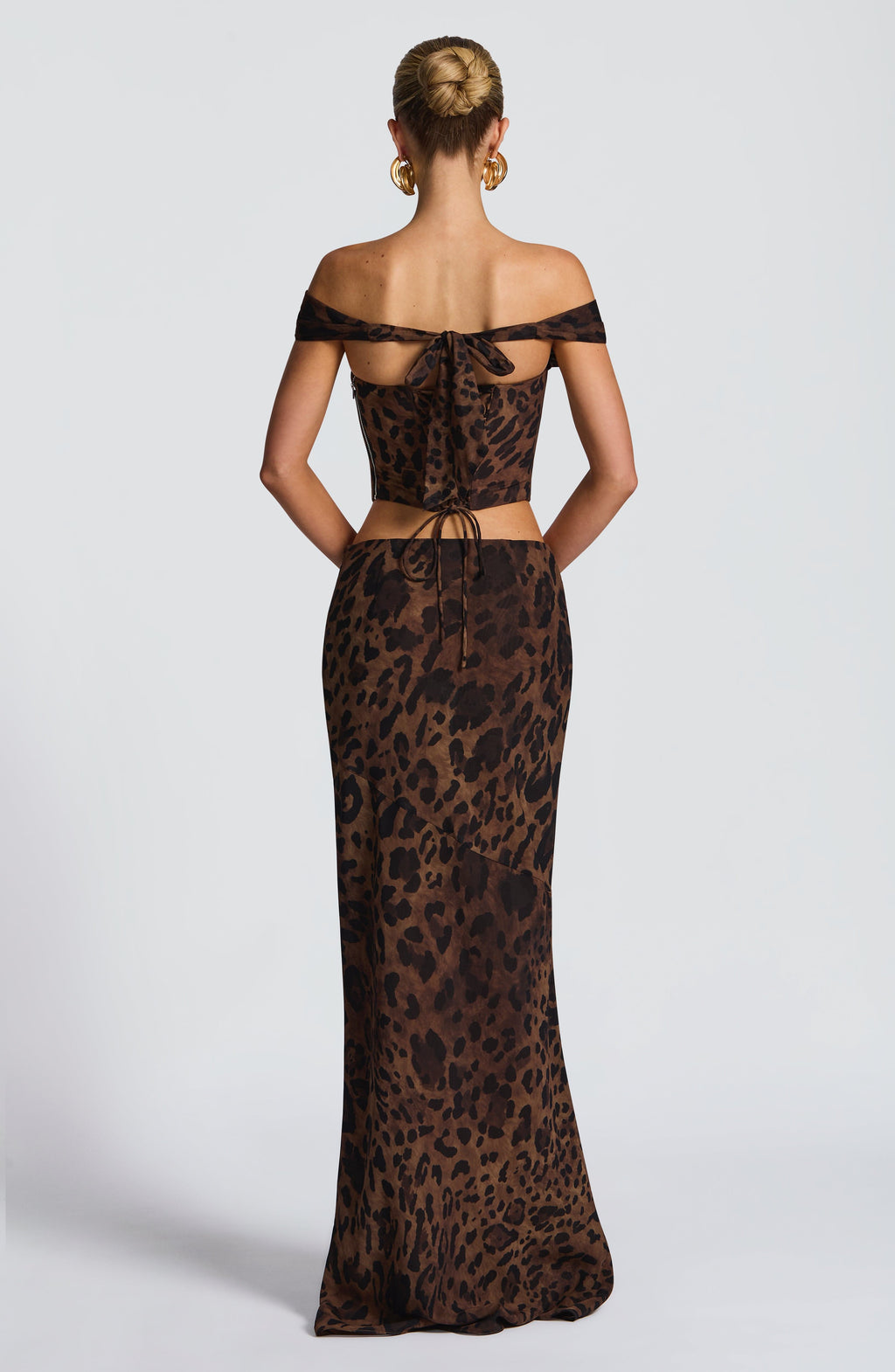 Chrysoula Maxi Skirt - Leopard Print - Napalia