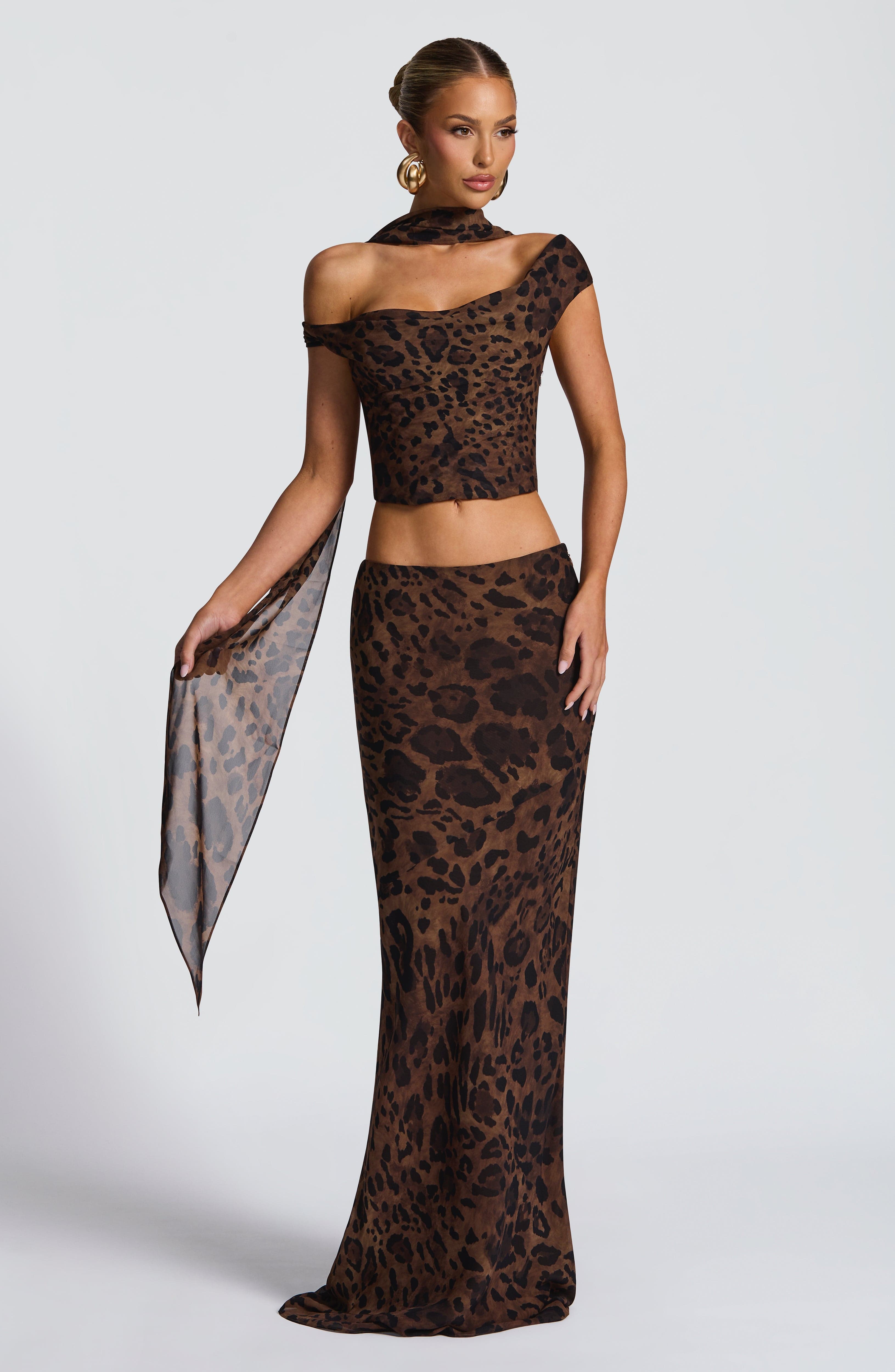 Chrysoula Top - Leopard Print - Napalia