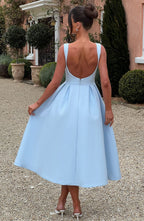 Clarabella Midi Dress - Blue - Napalia