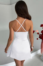 Clarise Mini Dress - Ivory - Napalia