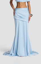 Claudette Maxi Skirt - Glacier Blue - Napalia