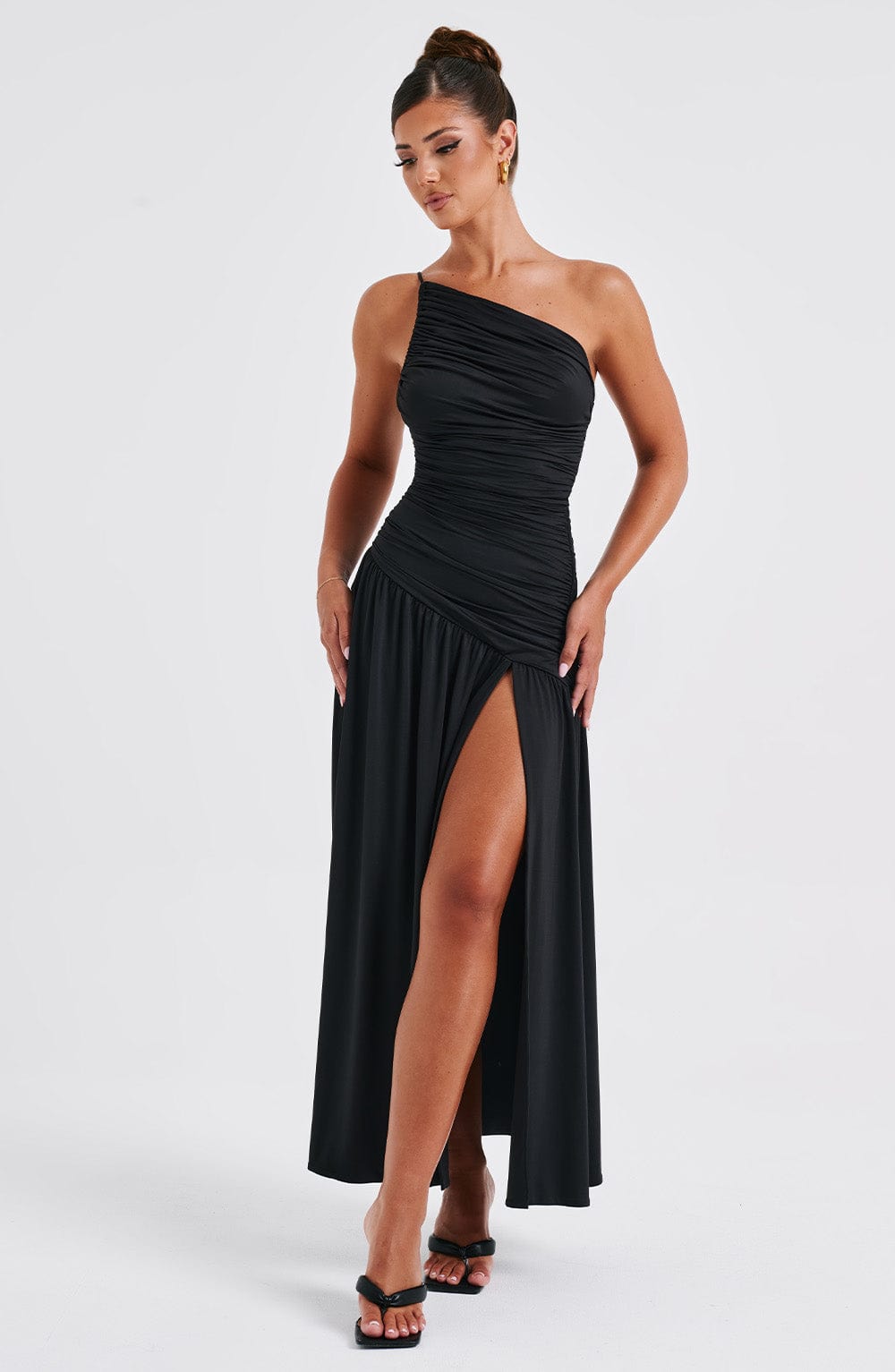 Claudia Maxi Dress - Black - Napalia