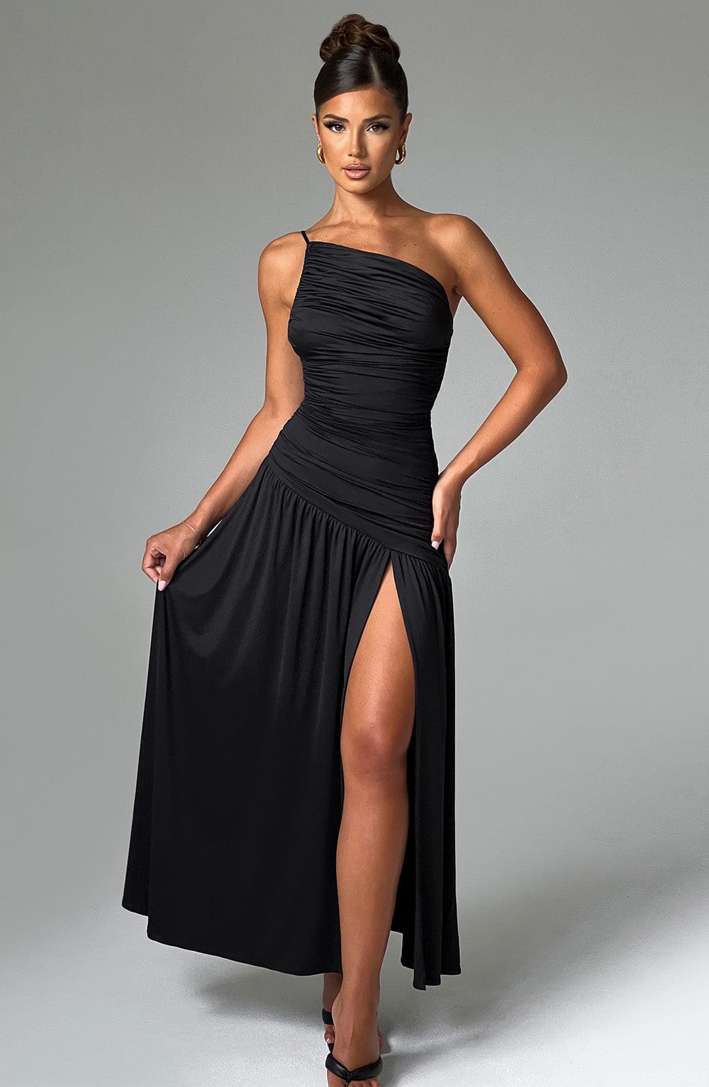 Claudia Maxi Dress - Black - Napalia