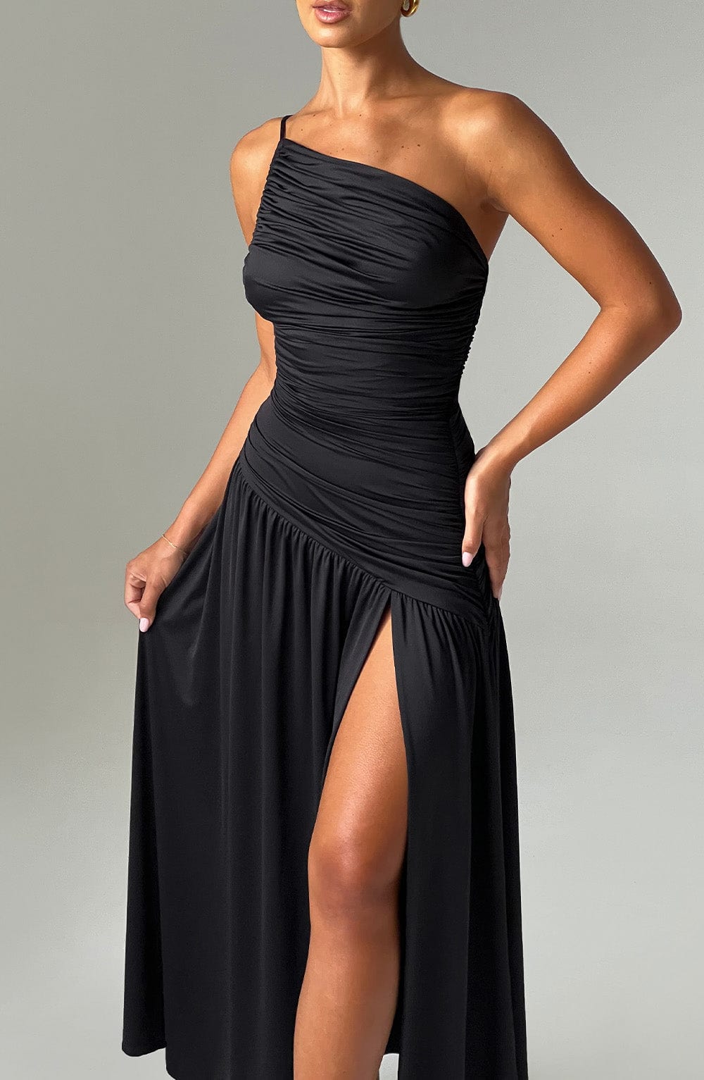 Claudia Maxi Dress - Black - Napalia